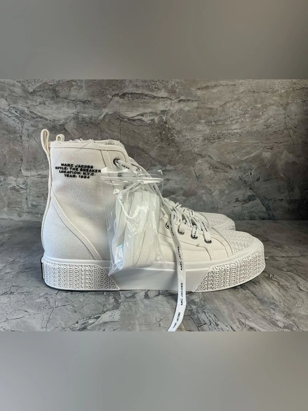 Marc Jacobs canvas high-top sneakers